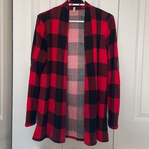 Plaid cardigan